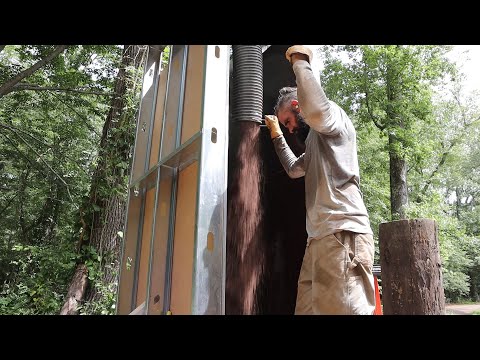 First Rammed Earth Pillar - Pt. 1 - Vlog 41
