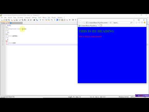 external css in html | by bhanu priya