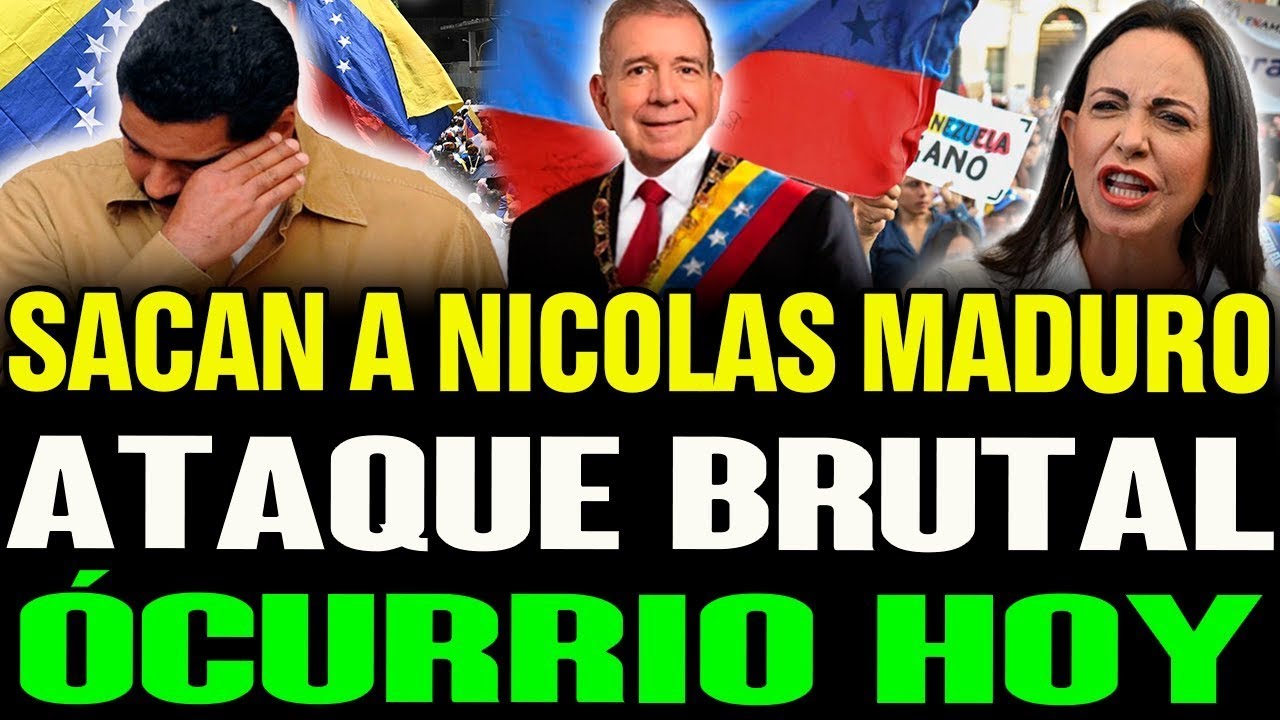 ¡URGENTE! 🚨 NADIE ESPERABA LO QUE ACABA DE PASAR CON EL MENSAJE DE CORINA Y EDMUNDO SOBRE VENEZUELA