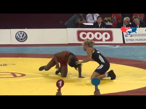 Worlds W - Anthony (USA) tech. fall Zasina (POL), 51 kg