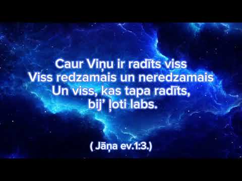 Dziesma: Iesākumā bija Vārds !