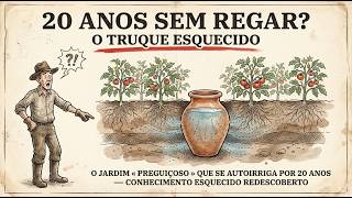 O jardim “preguiçoso” que se irriga sozinho por 20 anos — conhecimento esquecido redescoberto
