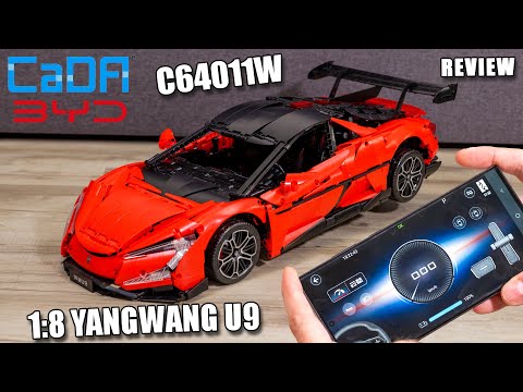 CADA BYD 1:8 Yangwang U9 Review | Cada C64011W Showcase | CaDA 2025 | RC Super Sport Dancing Car