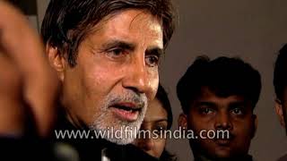 Amitabh Bachchan releases book on M. F. Husain's life 'M. F. Husain where art thou'