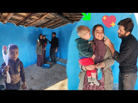 "Colors of Love: The Story of Taher and Hajar and the Magical Hut in the Mountains"👩‍❤️‍👨👩‍❤️‍👨🛖🛖🛖🎇