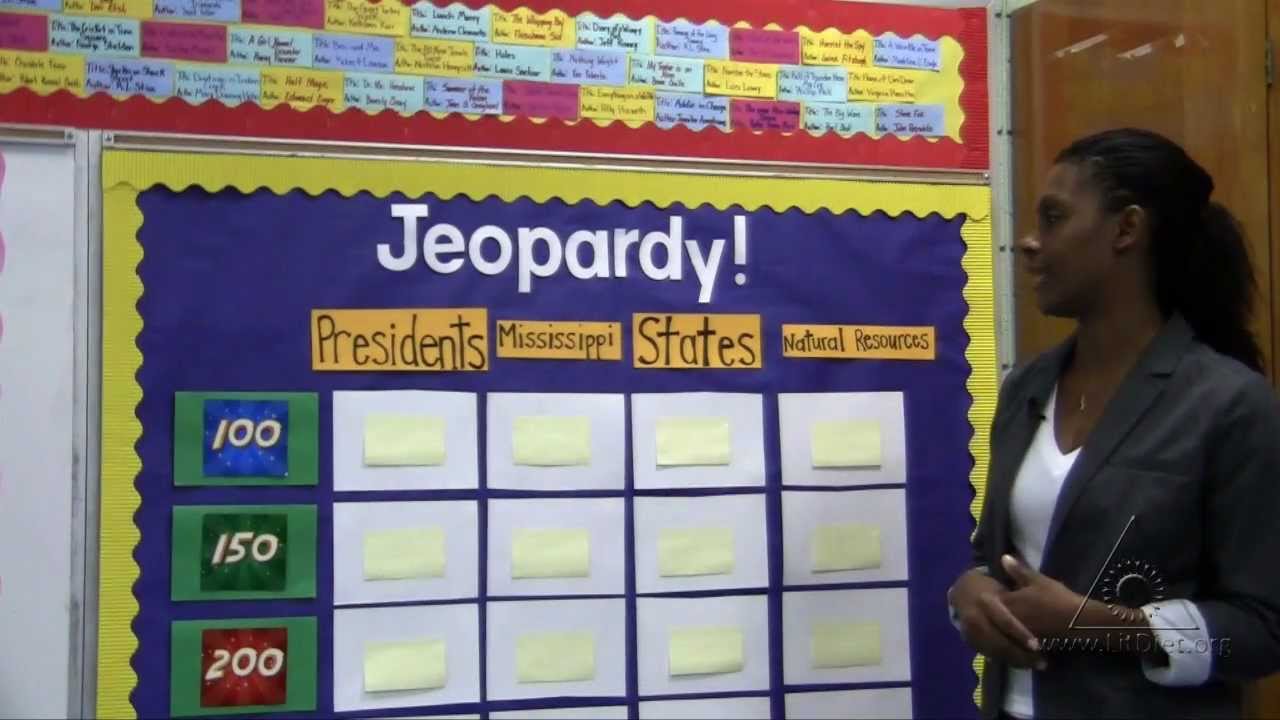 The Game of Jeopardy: Reviewing Information (Virtual Tour)