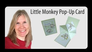 Little Monkey Pop-Up Card