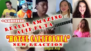 Download lagu AMAZING ALIP BA TA! Really COOL! Alip_Ba_Ta Reaction Hotel California Guitar Cover Terbaru 2021 mp3