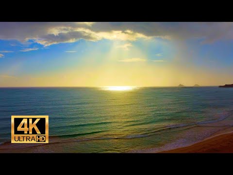 SUNRISE IN HEAVEN | 10 Hours of Ocean Waves for Relaxation, Sleep, Meditation & Study Music