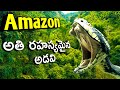 ప్రపంచం లోనే అతి రహస్యమైన అడవి Amazon గురించి కొ
