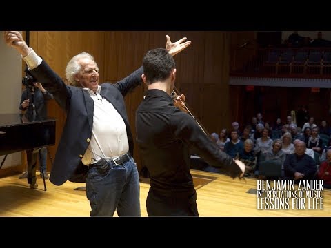 Bach: Cello Suite no. 2 - Allemande  and Sarabande (Benjamin Zander - Interpretation Class)