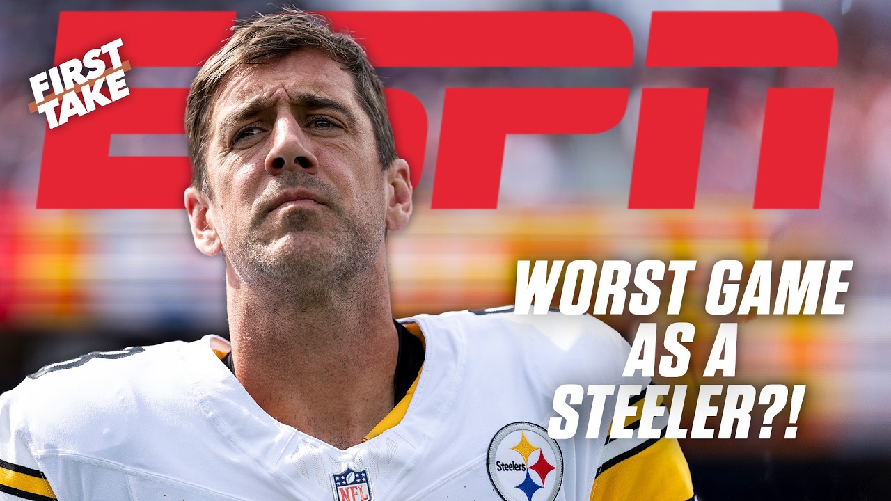 Stephen A. RIPS Aaron Rodgers after Week 10 loss 🗣️ ‘Worst performance as a Steeler!’ | First Take