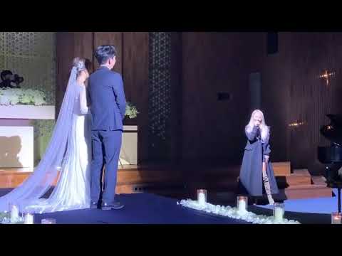 181124 효린 - 널 사랑하겠어 (결혼식 축가) @  chefgil 인스타그램