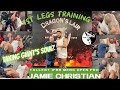 Tallest IFBB MENS OPEN PRO Jamie Christian 1st. Legs Training