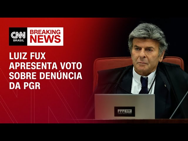 Luiz Fux vota em sessão que pode tornar Bolsonaro réu | BASTIDORES CNN