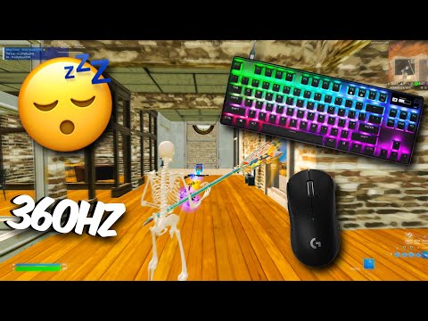SteelSeries Apex Pro TKL ASMR 😴 Tilted Zone Wars Gameplay 🏆 Satisfying Keyboard Fortnite 360 FPS 4K