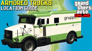 *NEW* Armored Trucks Spawn Guide | ALL Security Van Locations (GTA 5 Online)