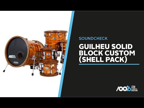 100% Batera Soundcheck - Guilheu Solid Block Custom (Shell Pack)