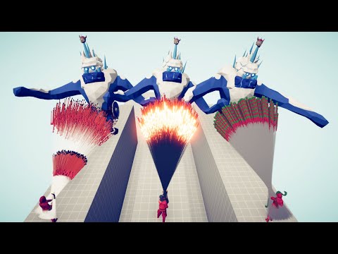 3x ICE KING vs 3x EVERY GOD - Totally Accurate Battle Simulator TABS