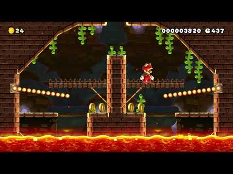 ◯Morton's Magma Mania◯ by Jolteon :3 🍄 Super Mario Maker 2 #agw 😶 No Commentary