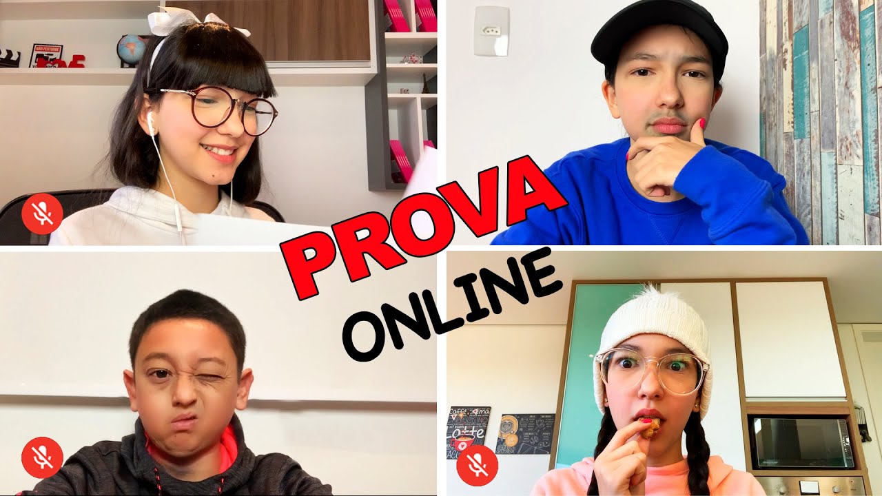 TIPOS DE ALUNOS NA AULA ONLINE !! PROVA NA QUARENTENA | Luluca