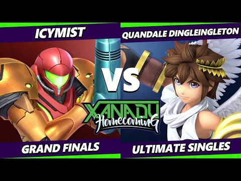 Xanadu Homecoming GRAND FINALS - IcyMist (Samus) Vs Quandale Dinglelingleton (Steve, Dr Mario, Pit)