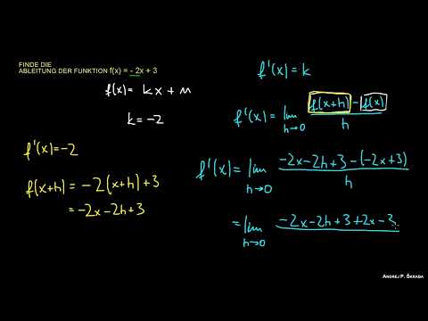 Ableitung nach definition 2