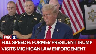 FULL SPEECH: Donald Trump speaks to law enforcement in Michigan Aug. 20
