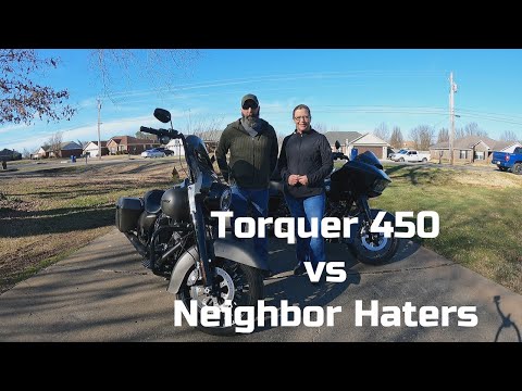 Torquer 450 vs Neighbor Haters muffler slip ons