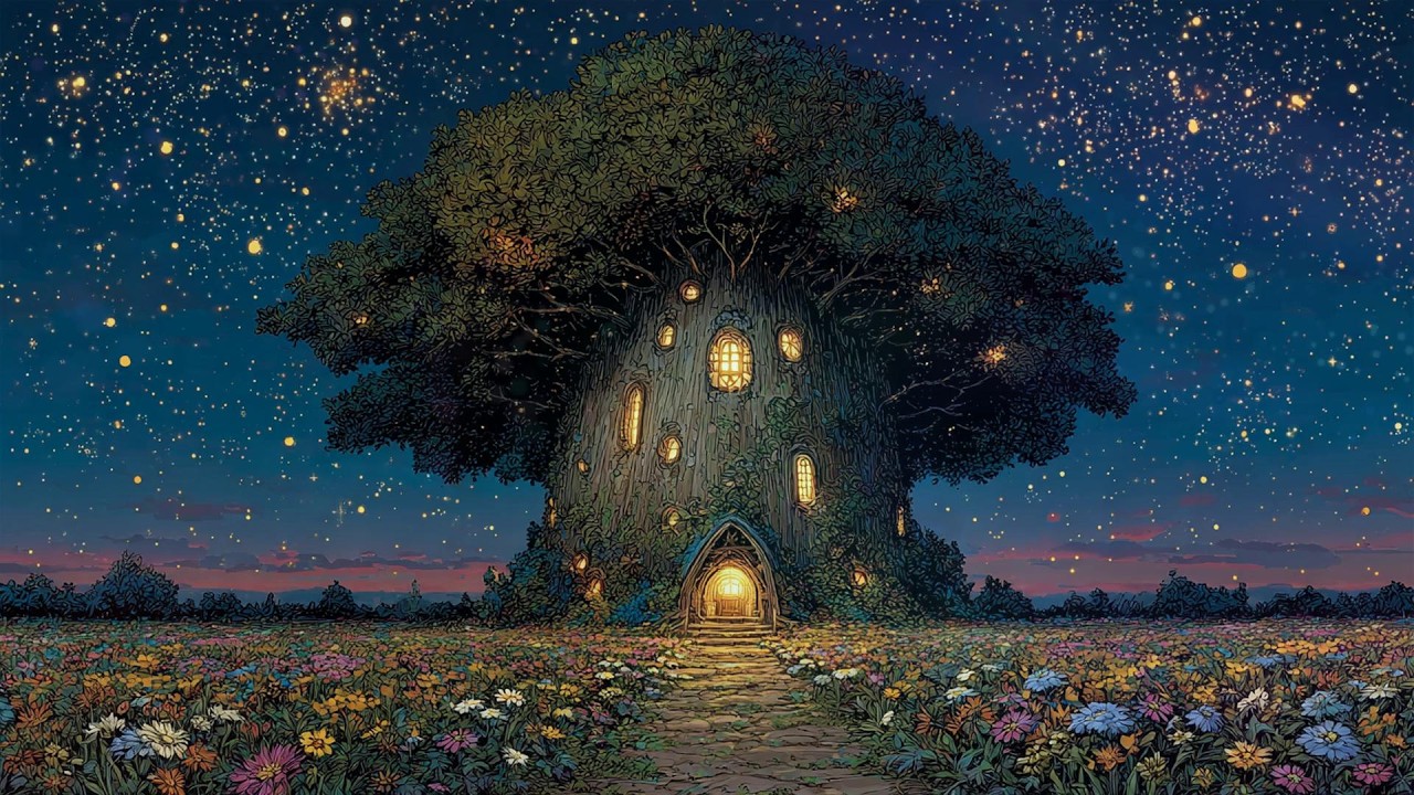 【BGM】🍃風が運ぶ、妖精の粉が舞い散る森🍃 Fairy Dust: Music Carried by the Wind Through the Forest