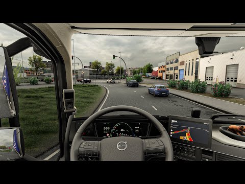 4K Realistic Mod Ultra Graphic Volvo FH4 |Euro Truck Simulator 2 1.56 Snowymoon Mod Gameplay