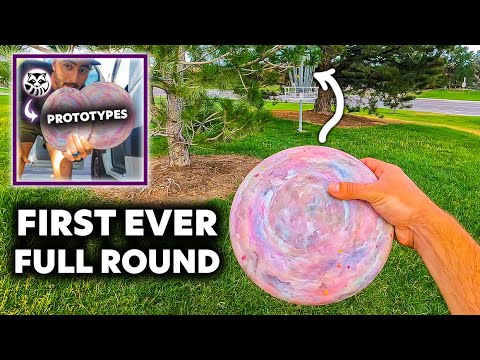The FUTURE of Disc Golf - 18+ Holes With 100% Recycled Discs