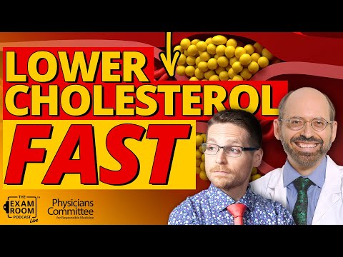 How to Lower Cholesterol Naturally with Food | Dr. Michael Greger on The Exam Room Podcast
