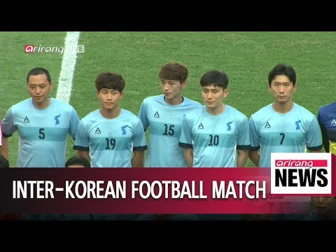 Rare football match between two Koreas held in Seoul
