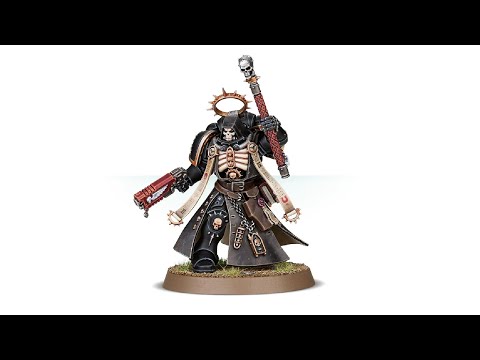 Warhammer 40k space marine primaris chaplain speed painting