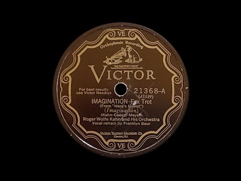 "Imagination" by Roger Wolfe Kahn 1928