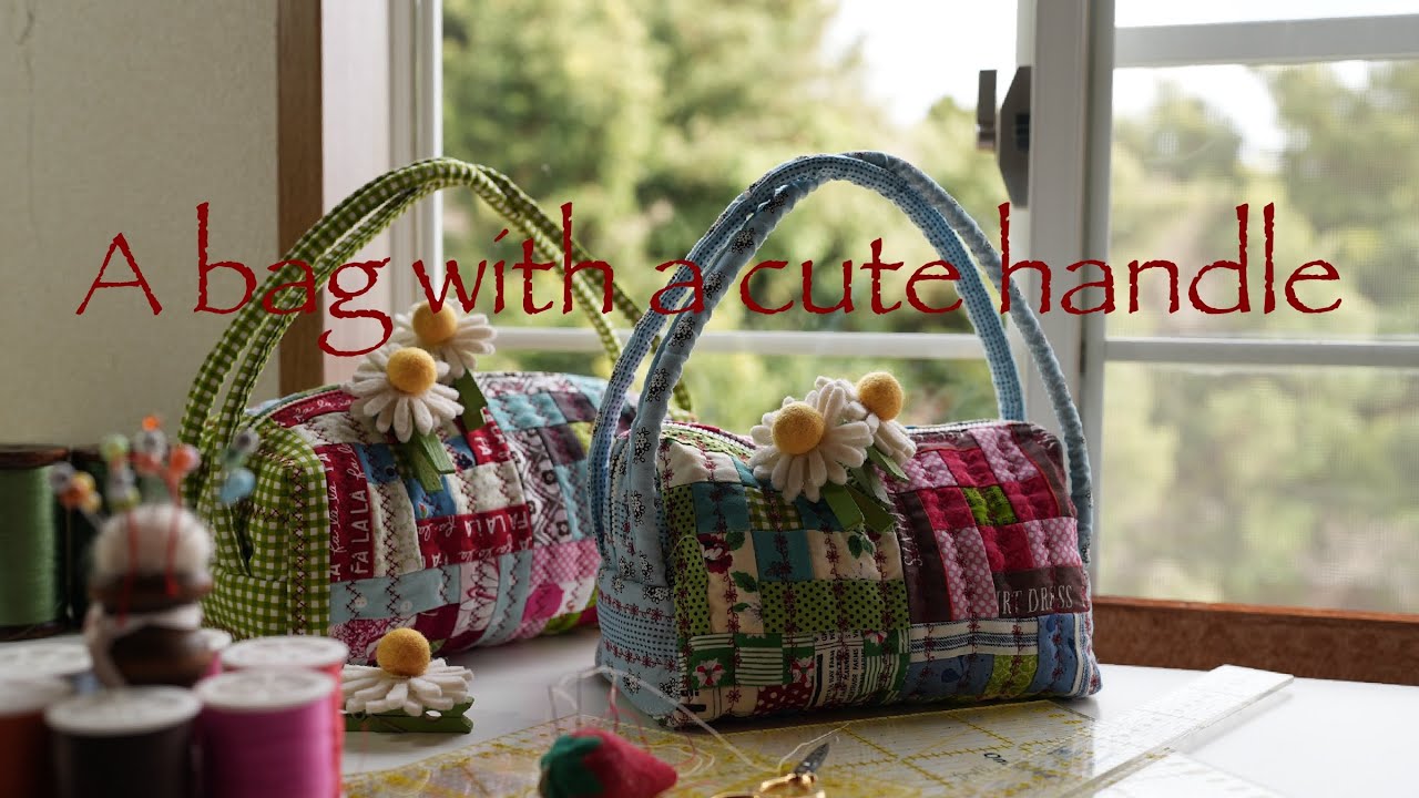 持ち手の紐が可愛い鞄/およそ（about）２４cmx１０cmx１０cm//A bag with a cute handle