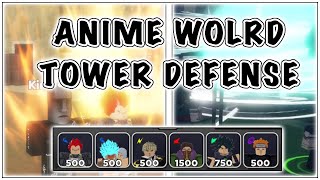 NEW Anime TOWER DEFENSE Game! Spent 2000 Robux On STRONG Towers! All Star Tower Defense 2.0