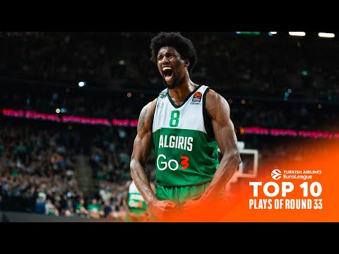 Top 10 PLAYS | Unbelievable Action | Round 33 | 2023-24 Turkish Airlines EuroLeague