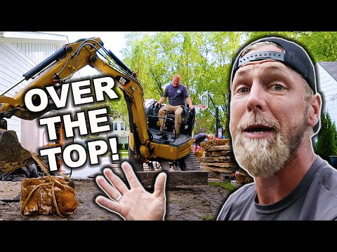 Over the Top WATERFALL for Outdoor Living Space