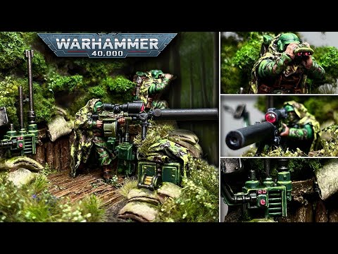 The Sniper Team - Building a Warhammer 40k Diorama