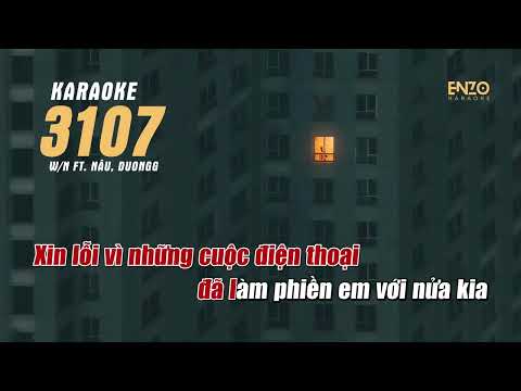 W/n - 3107 ( Karaoke Version ) ft. Nâu, Duongg