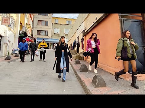 🇹🇷 Istanbul - Tarlabaşı. The Oldest Slum. Walking Tour. Taksim Square. Turkey. 4K 60FPS