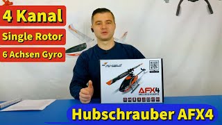 4 Kanal Single Rotor Hubschrauber AFX4 für unter 90€ AMEWI 25312