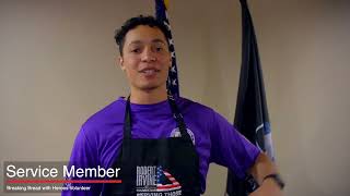 Robert Irvine Foundation, Peterson Space Force Breaking Bread With Heroes