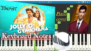 Jolly O Gymkhana Song Keyboard Notes (piano cover)