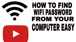 HOW TO FIND WIFI PASSWORD FROM YOUR LAPTOP/COMPUTER - EASY 2020