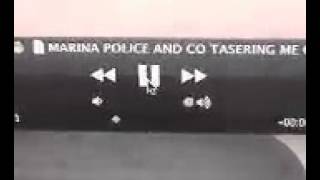 preview picture of video 'TASERED Asking for HELP Marina, CA Police Dept May 11, 2012: USE HEADSET or EARBUD to HEAR CLICKING'