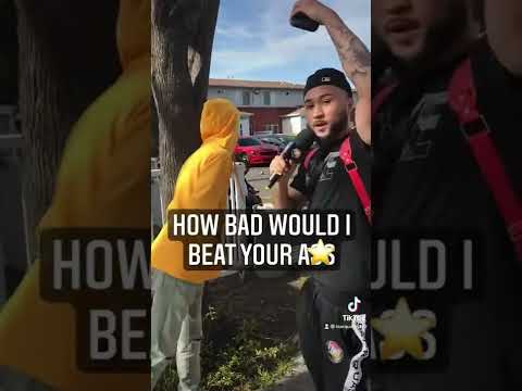 I told Project Poppa I would beat his ass😂 he brought out the gloves