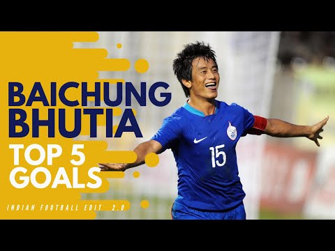 Baichung Bhutia - Top 5 Goals for India